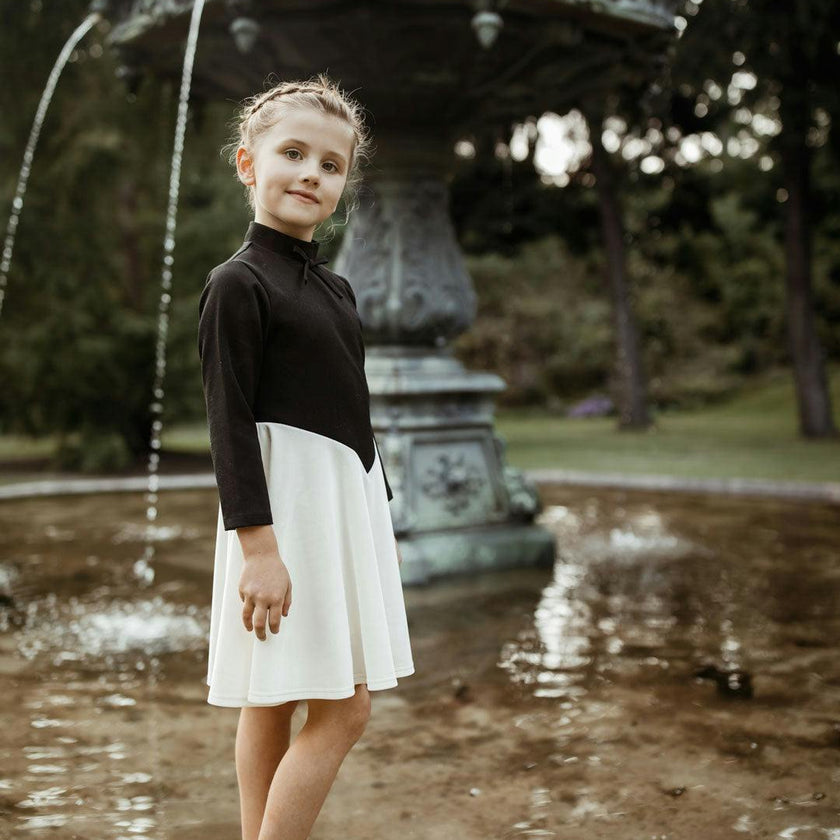 Kai dress (black/ivory)