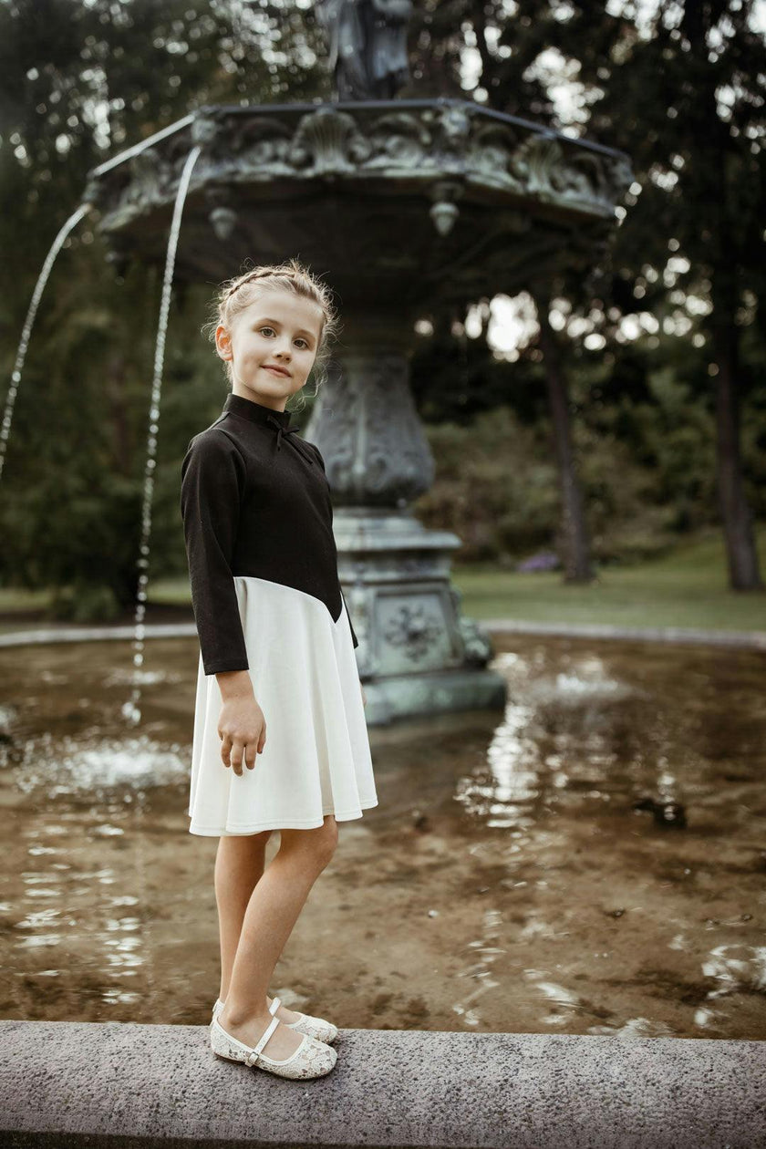 Kai dress (black/ivory)