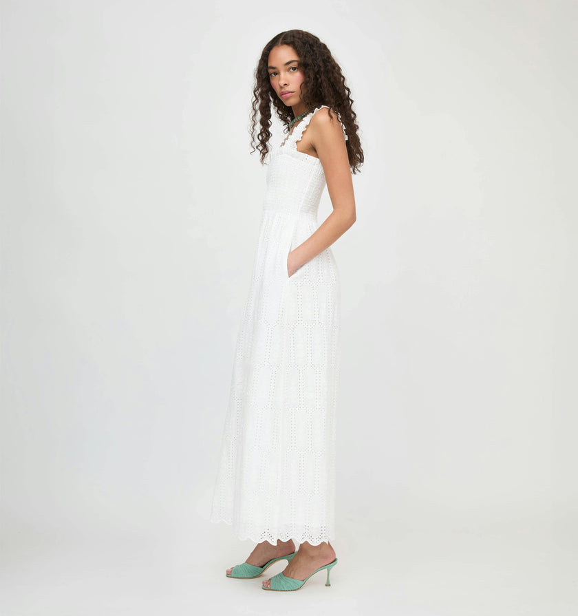 white nap dress Hill House Home Women's The Ashlyn - Trellis Broderie Mini Dress Red Choker Size:54 X-Long Meet our newest Nap promo_sale all
