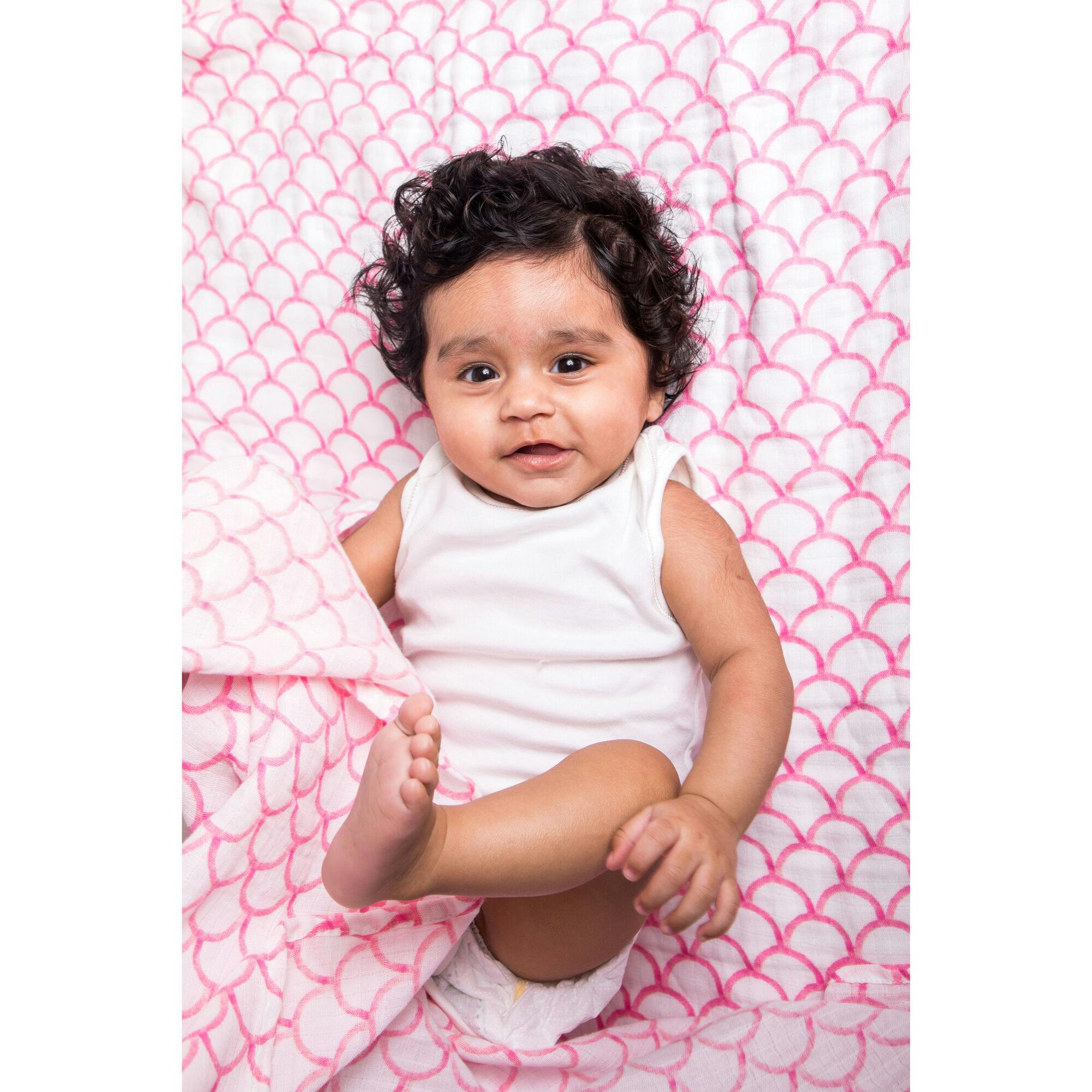 Organic Cotton Muslin Swaddle