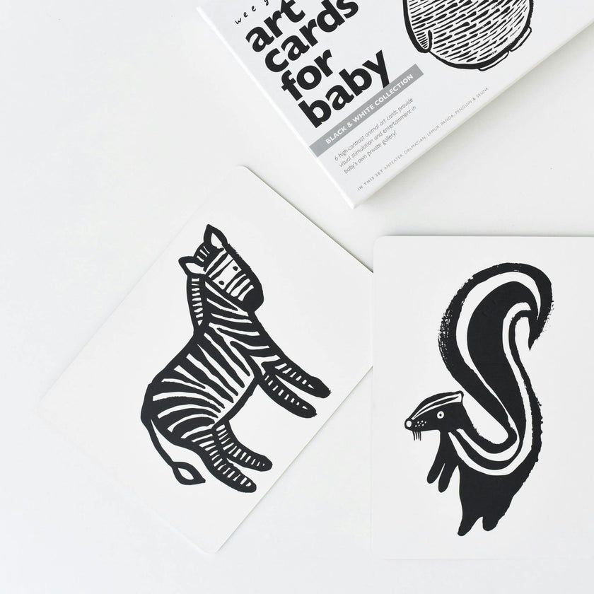 Black and White Art Cards for Baby