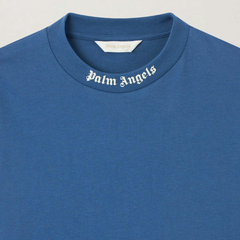 Blue Overlogo Crewneck T-Shirt