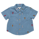 Boys Jack Shirt - Surfboard Embroidery