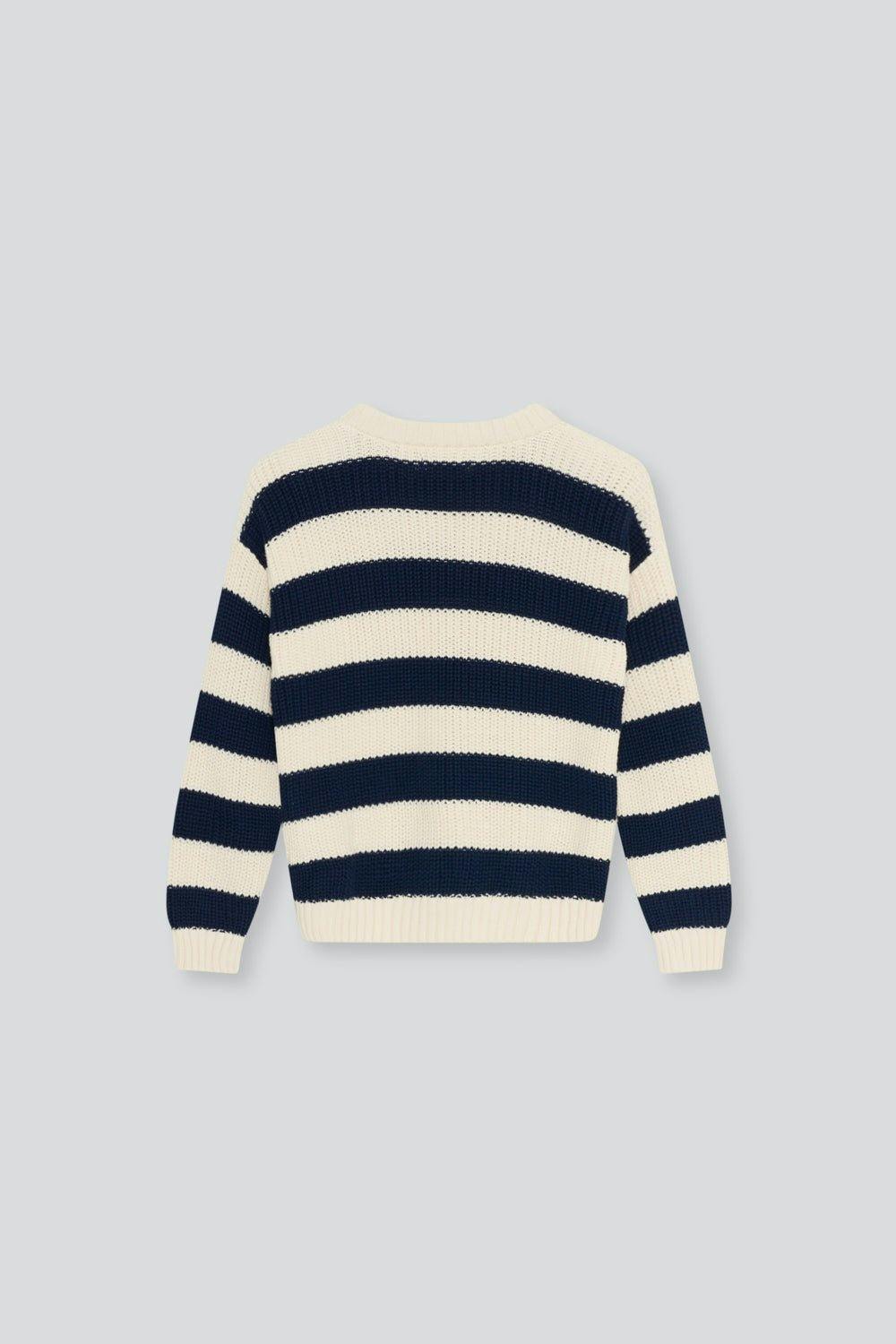 Musa Teen Jumper Summer Midnight Knit Stripes