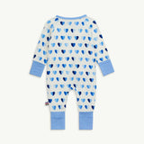 Magnetic Convertible Coverall BLUE XOXO