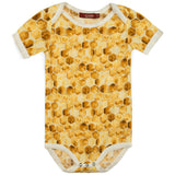 Honeycomb Bamboo Short Sleeve One Piece