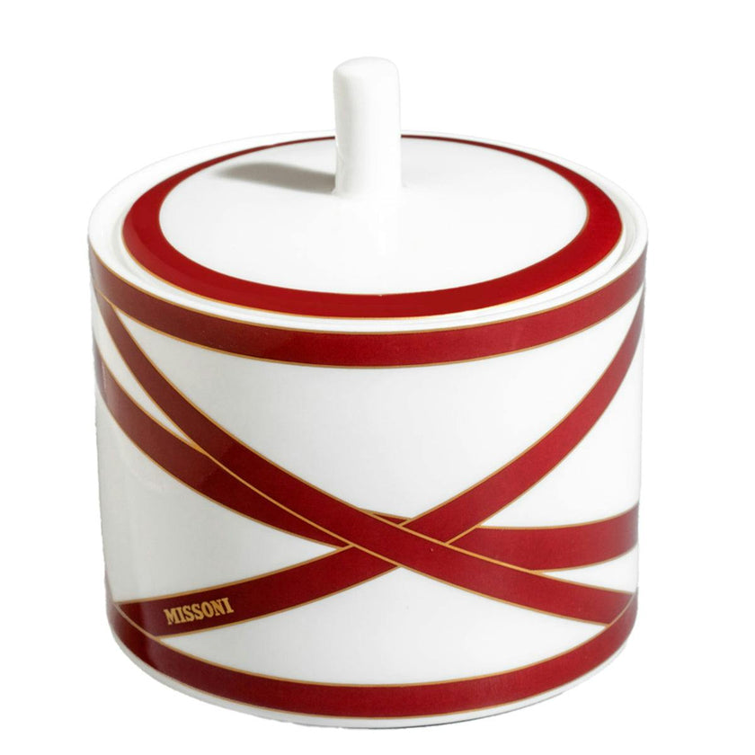 NASTRI BORDEAUX Sugar Pot - Ø 8,6 x H. 9 Cm