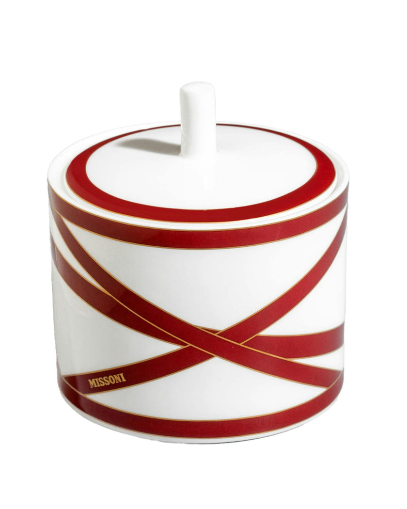 NASTRI BORDEAUX Sugar Pot - Ø 8,6 x H. 9 Cm