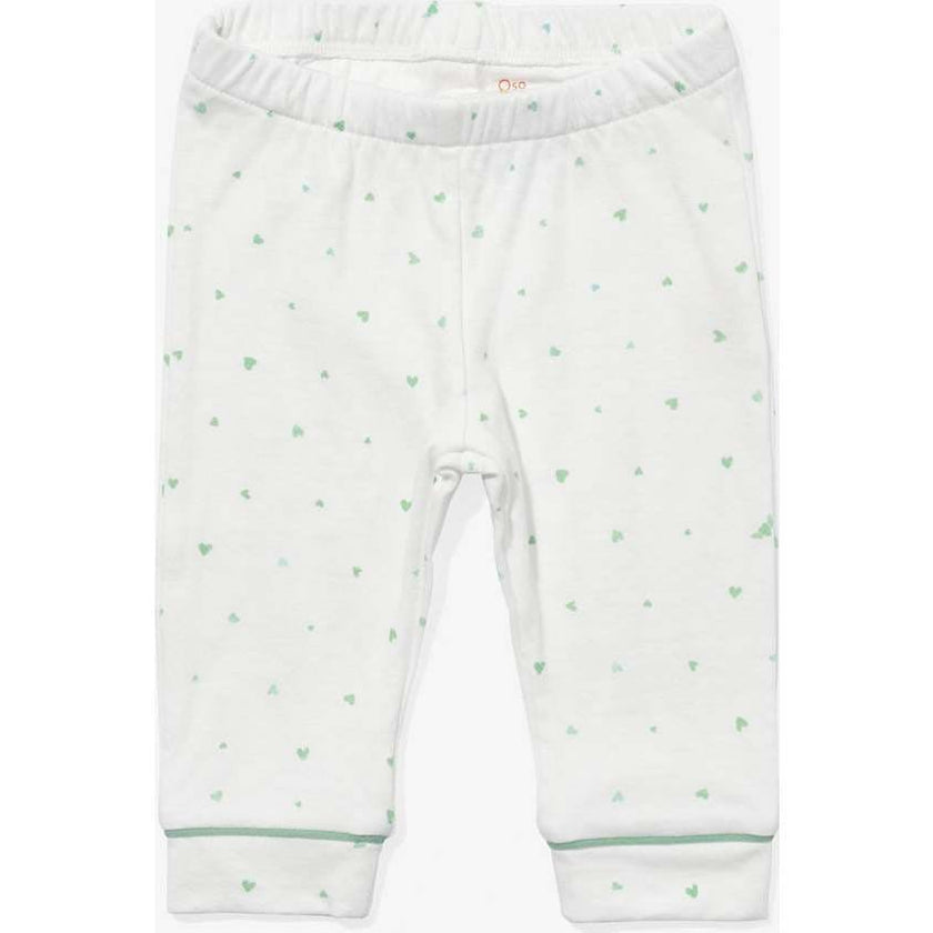 Andy Baby Legging, Seafoam Hearts