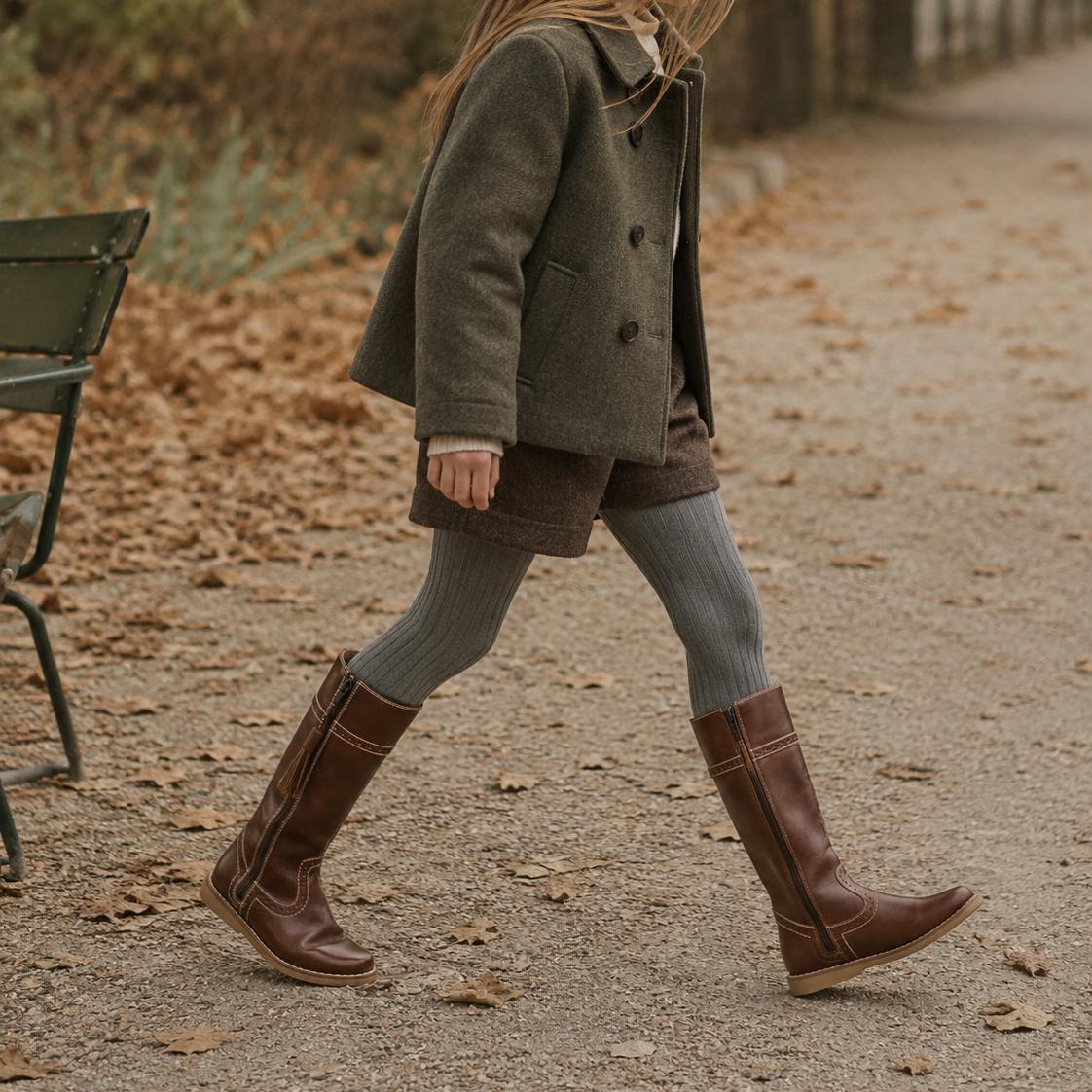 Elephantito Riding Boot | Brown Leather
