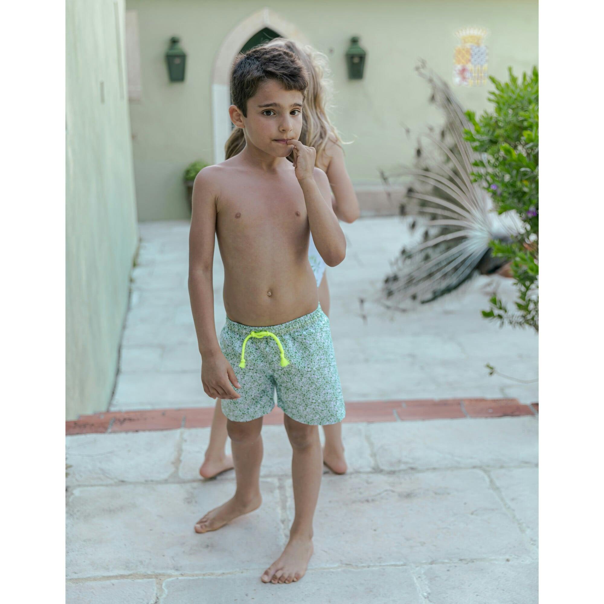 Magic Garden Classic Swim Shorts, Pink