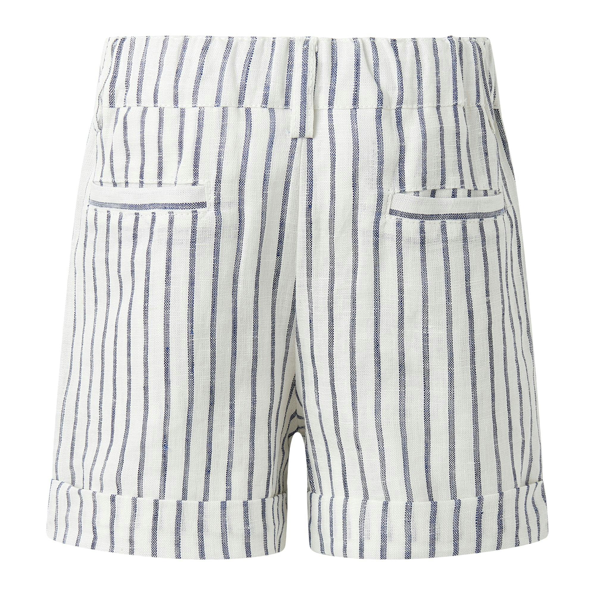 Stripe Linen Shorts