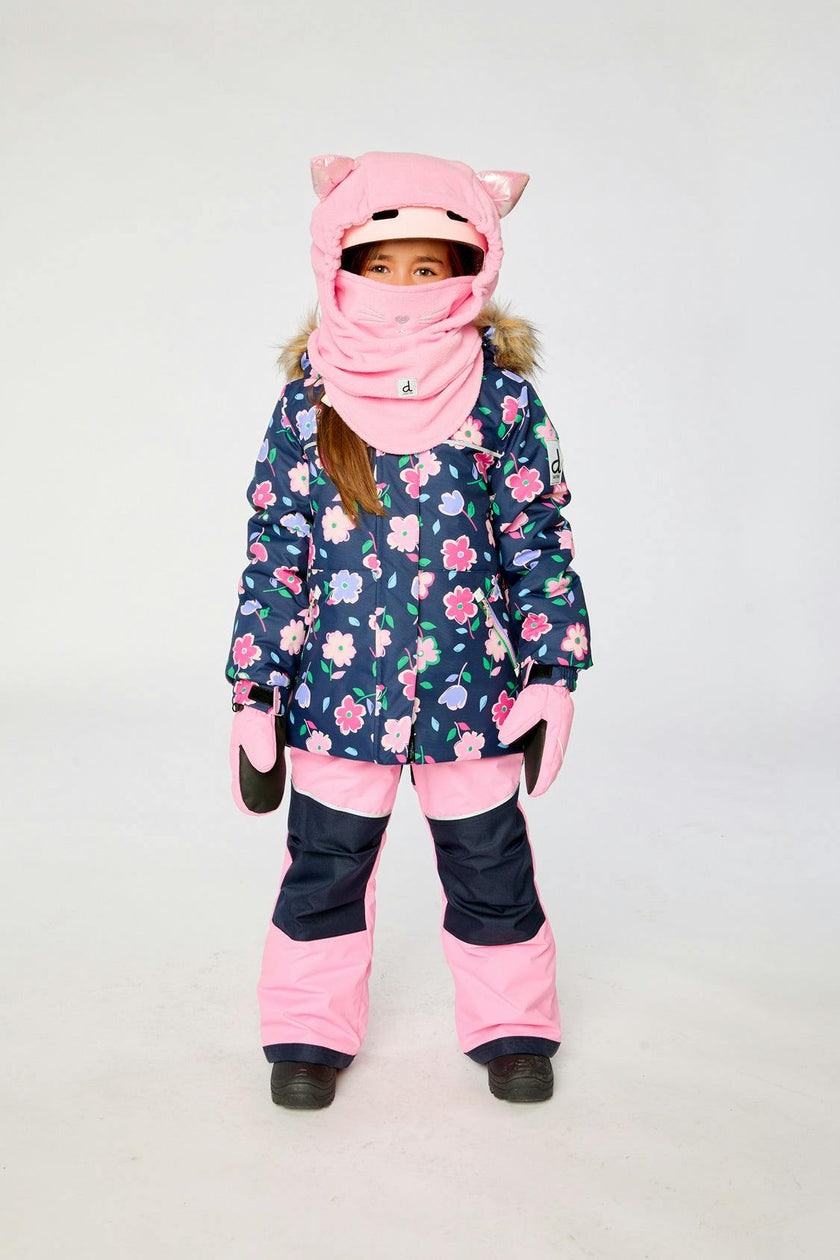 Two Piece Discover Snowsuit Blue Floral Print