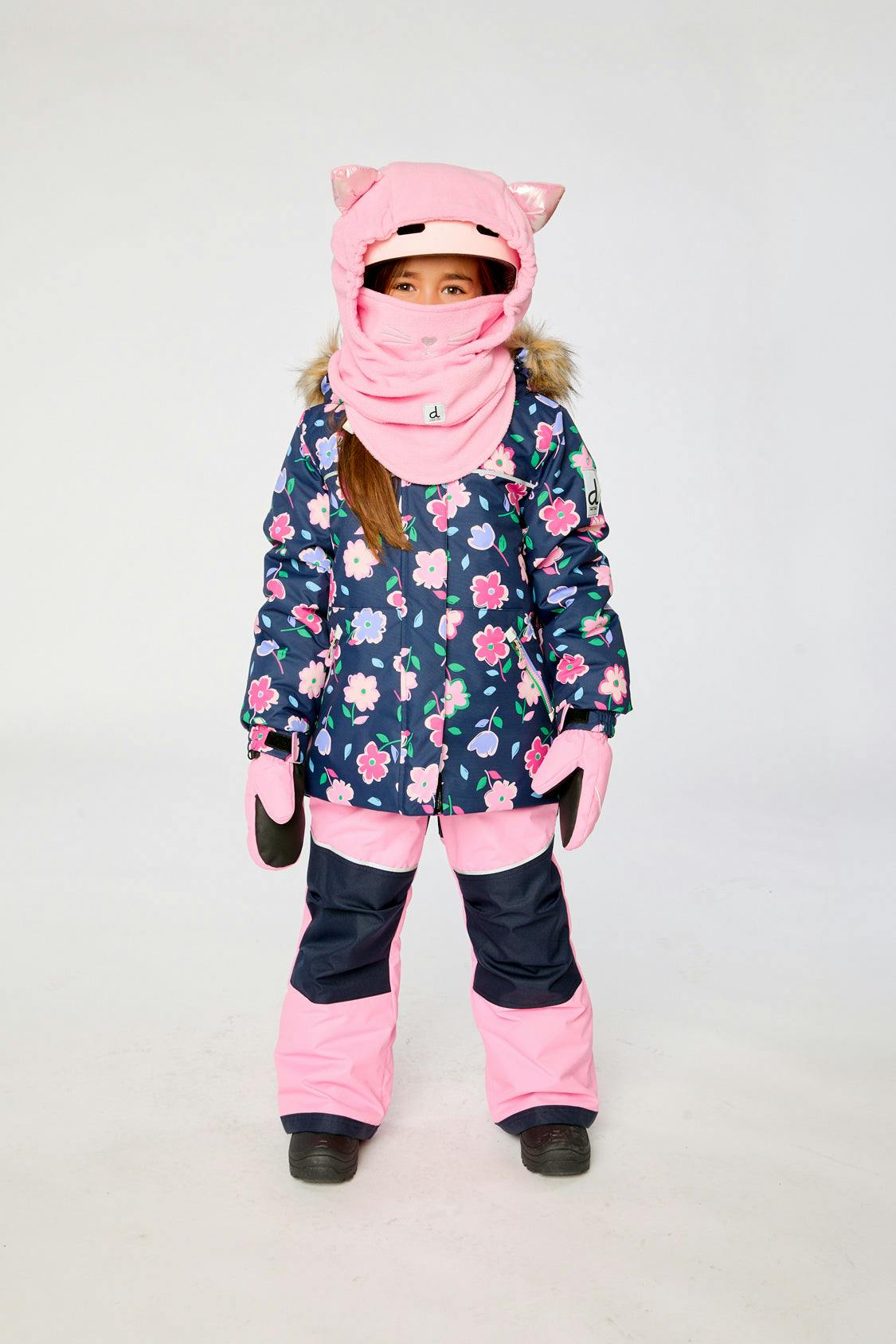 Two Piece Discover Snowsuit Blue Floral Print