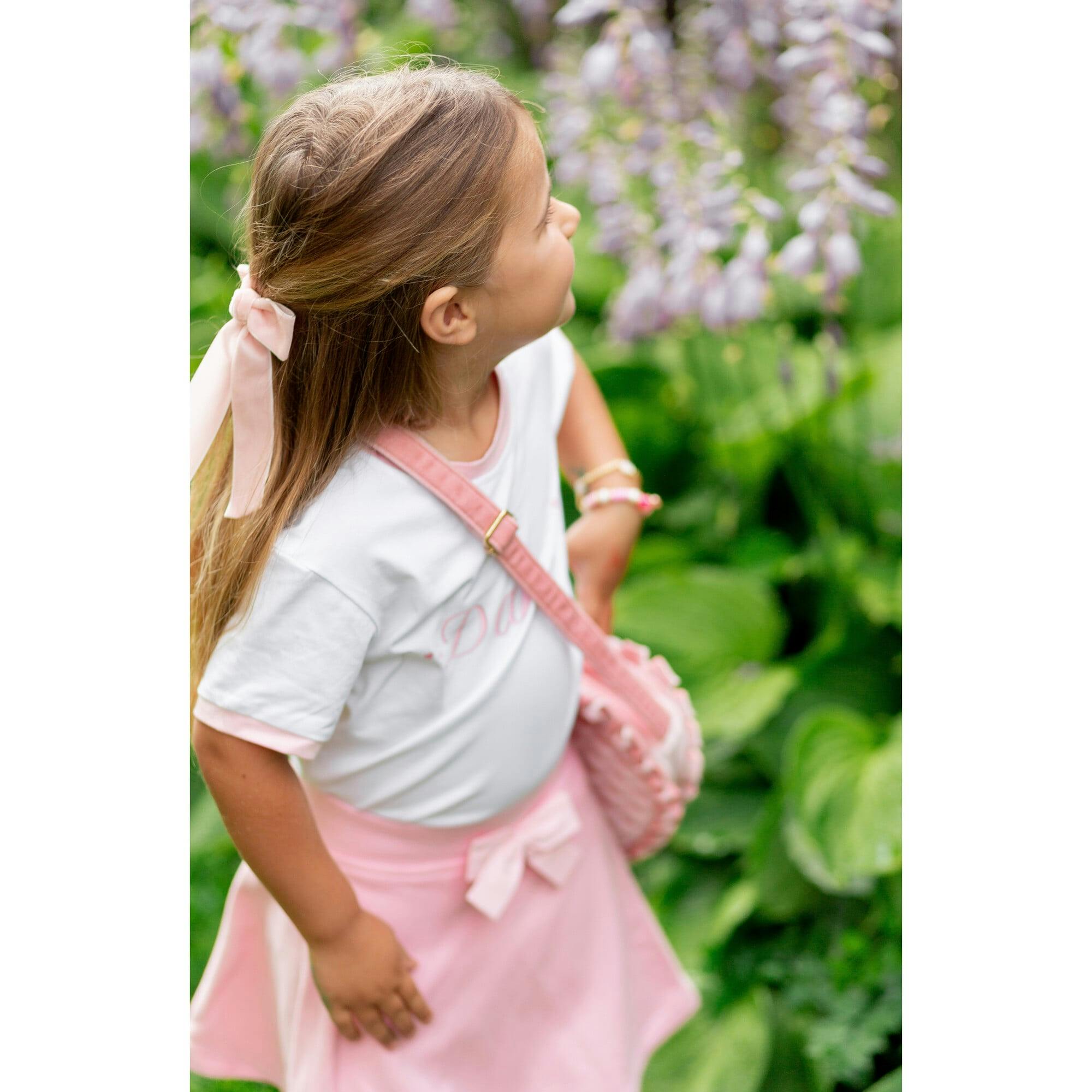 Velvet Long-Tailed Bow Barrette