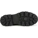 ZADIG & VOLTAIRE Logo-Print Laces Leather Combat Boots