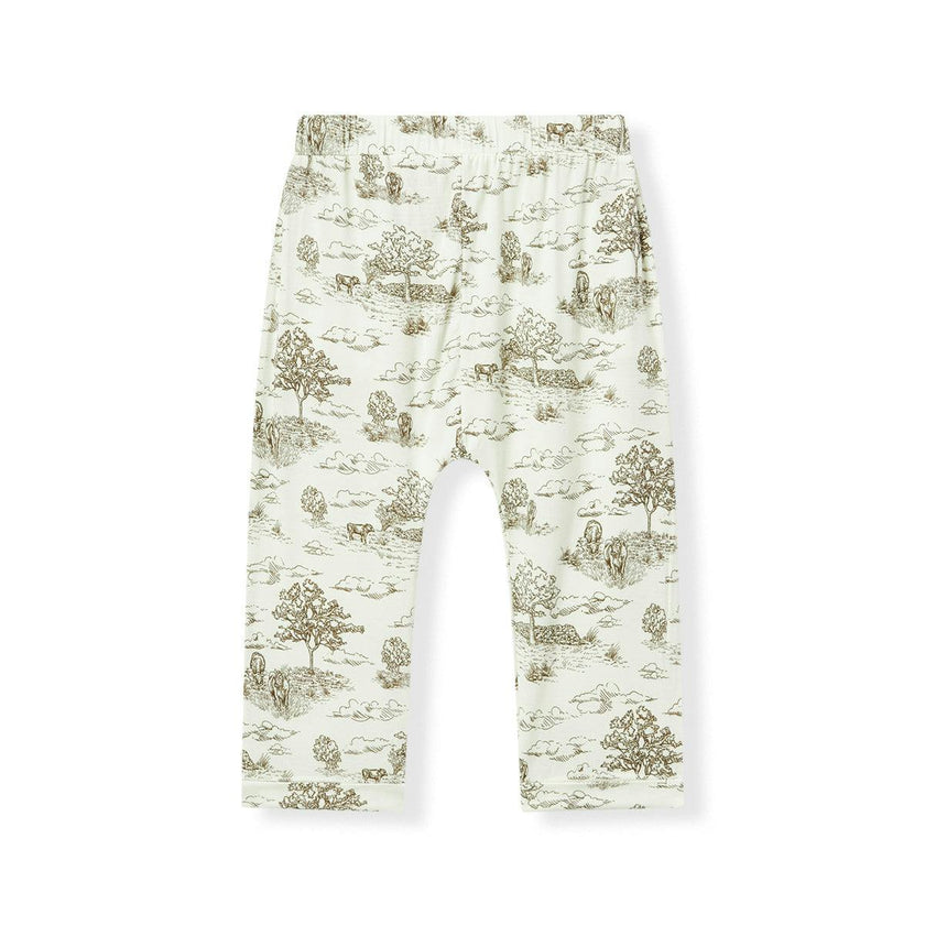 Country Toile Luxe Stretch Jogger Pants