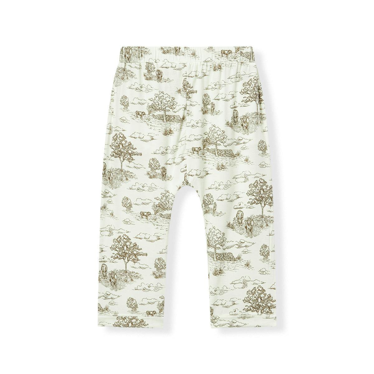 Country Toile Luxe Stretch Jogger Pants