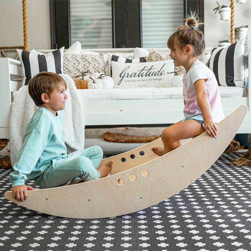 Rowan - 2-in-1 Rocking Boat & Climbing Bridge
