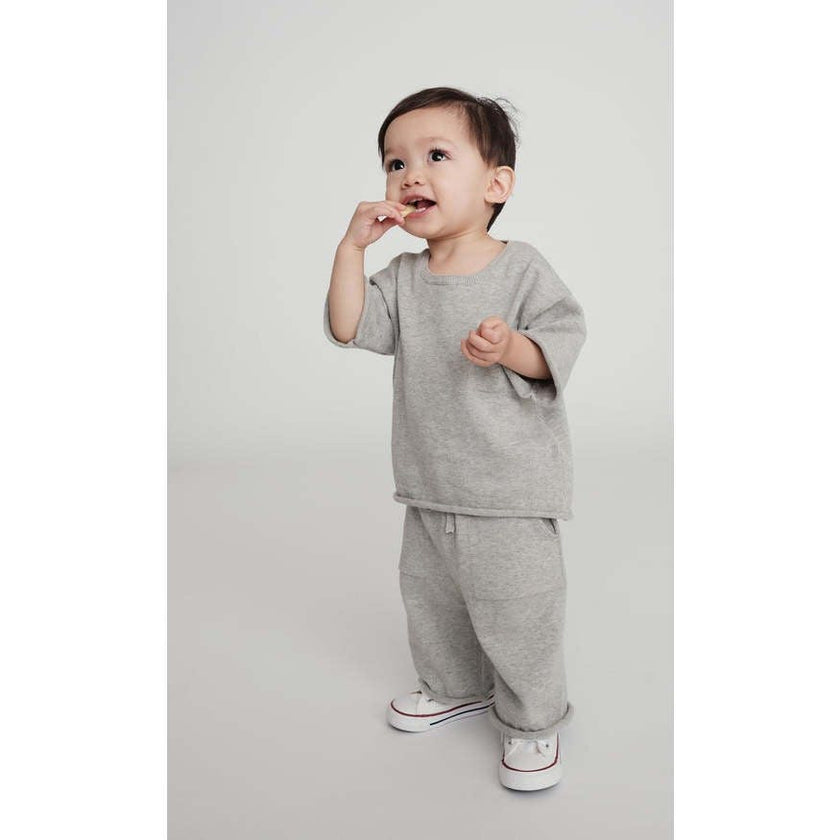 Baby My Boxy Cotton Rolled Edge Relaxed Fit Pants