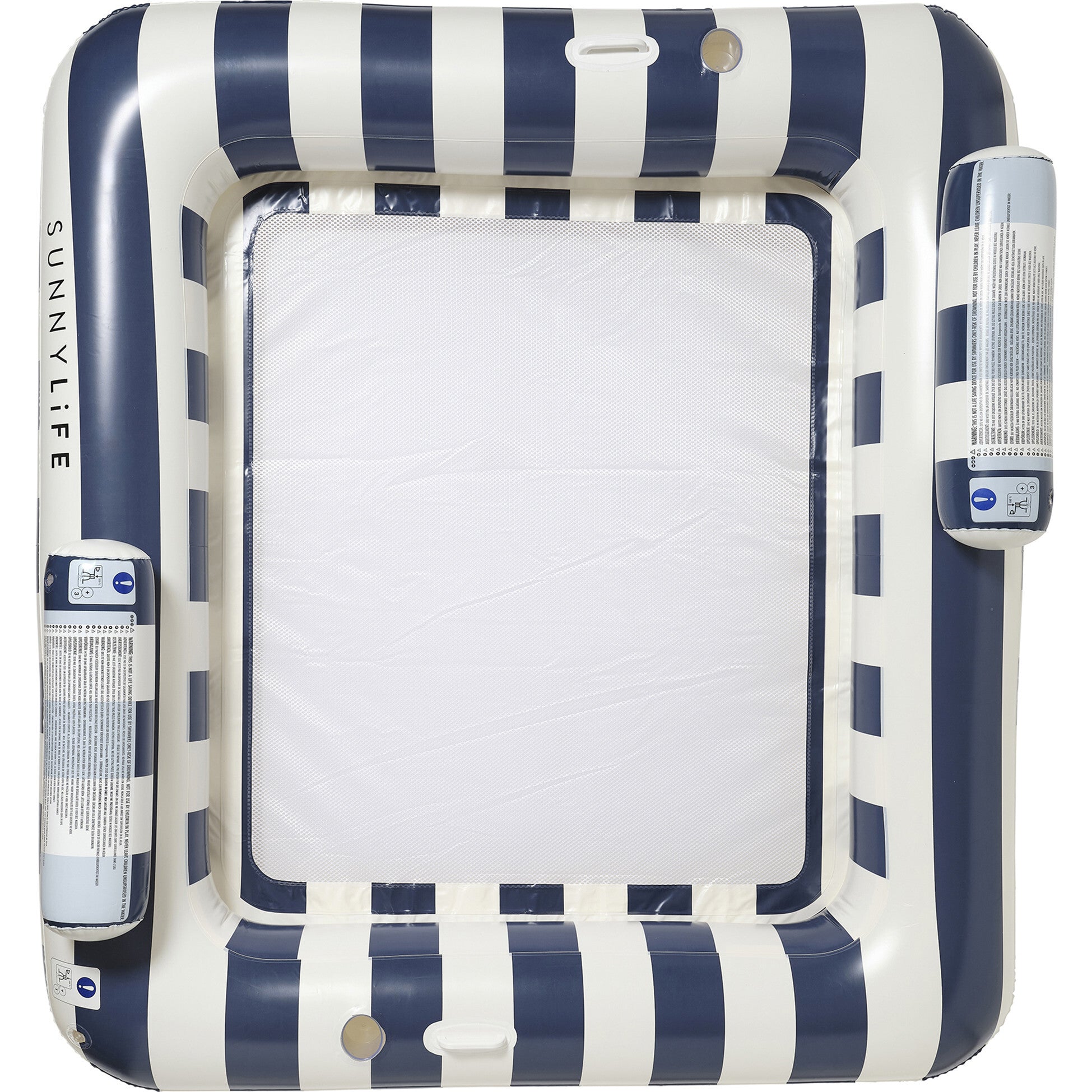 Luxe Twin Hammock Float: Le Weekend - Navy Stripe