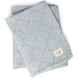 Rocking Print Swaddle Blue Mist