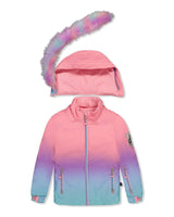 Two Piece Play Snowsuit Pink To Blue Gradient