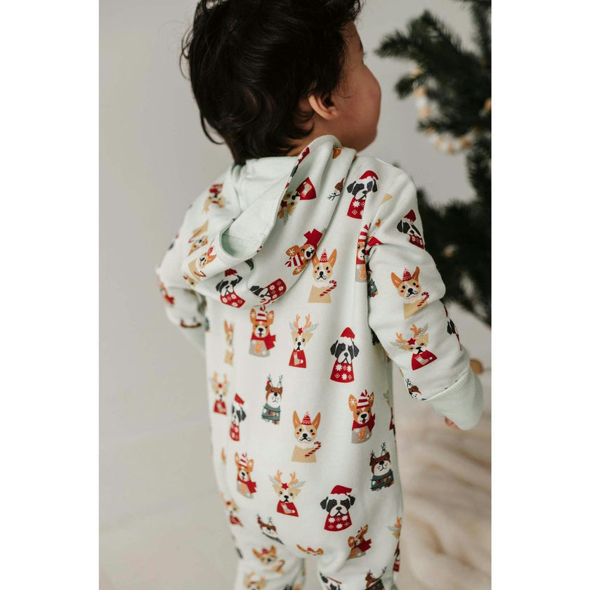 Baby Boy Terry Zip Romper