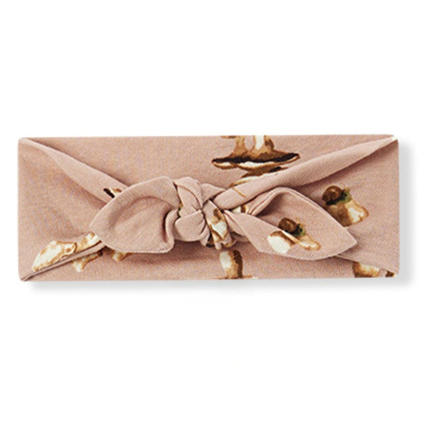 Mushroom Organic Cotton Knotted Headband
