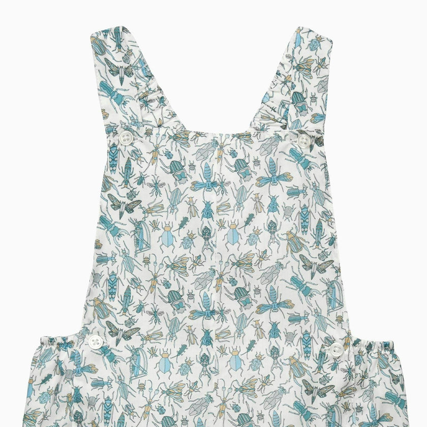 Baby Alexander Bib Shorts in Blue Bugs