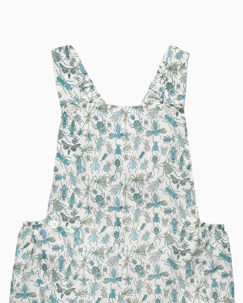 Baby Alexander Bib Shorts in Blue Bugs