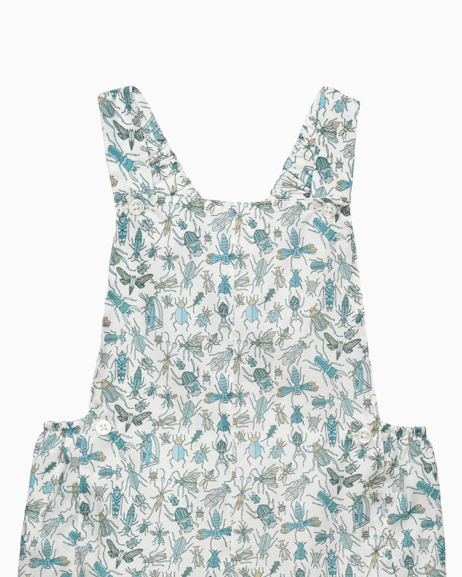 Baby Alexander Bib Shorts in Blue Bugs