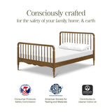 Liberty Spindle Full Bed in Natural Walnut