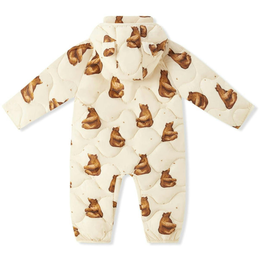 Honey Lightweight Down Hooded Jumpsuit