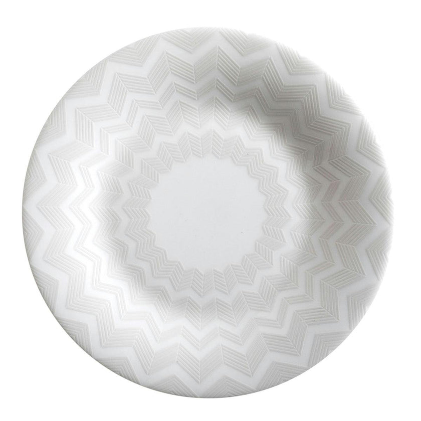 ZIG ZAG WHITE Set 2 Pcs. Bread Or Butter Plate - Ø 15,5 Cm