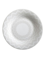 ZIG ZAG WHITE Set 2 Pcs. Bread Or Butter Plate - Ø 15,5 Cm