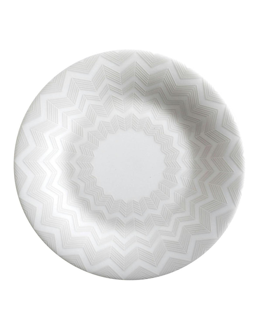 ZIG ZAG WHITE Set 2 Pcs. Bread Or Butter Plate - Ø 15,5 Cm
