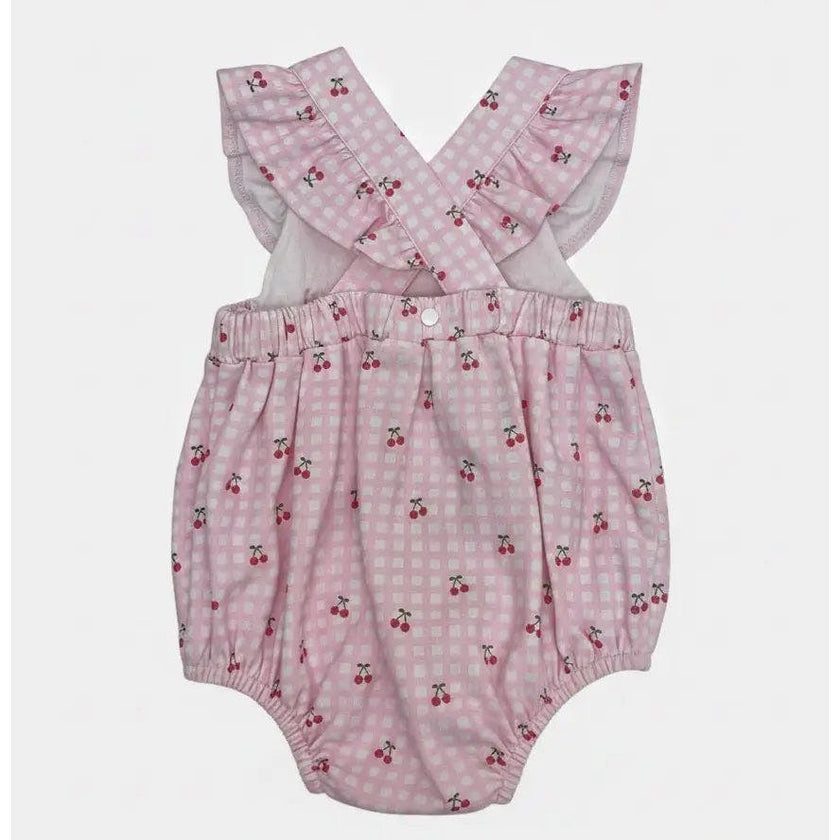 Lemons Pima Cotton Baby Bloomer w/ Cross Straps