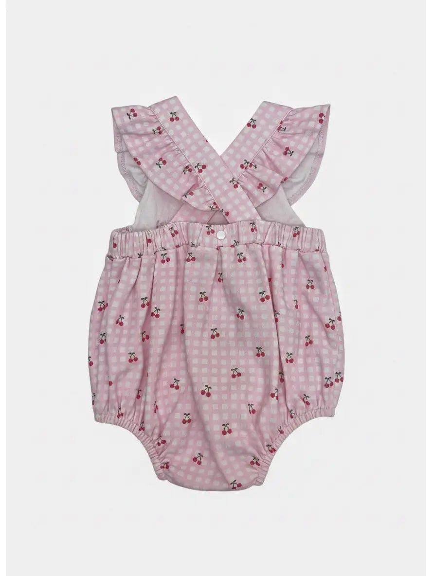 Lemons Pima Cotton Baby Bloomer w/ Cross Straps