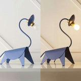 Bradley 16" Modern Industrial Iron Brachiosaurus LED Kids' Lamp
