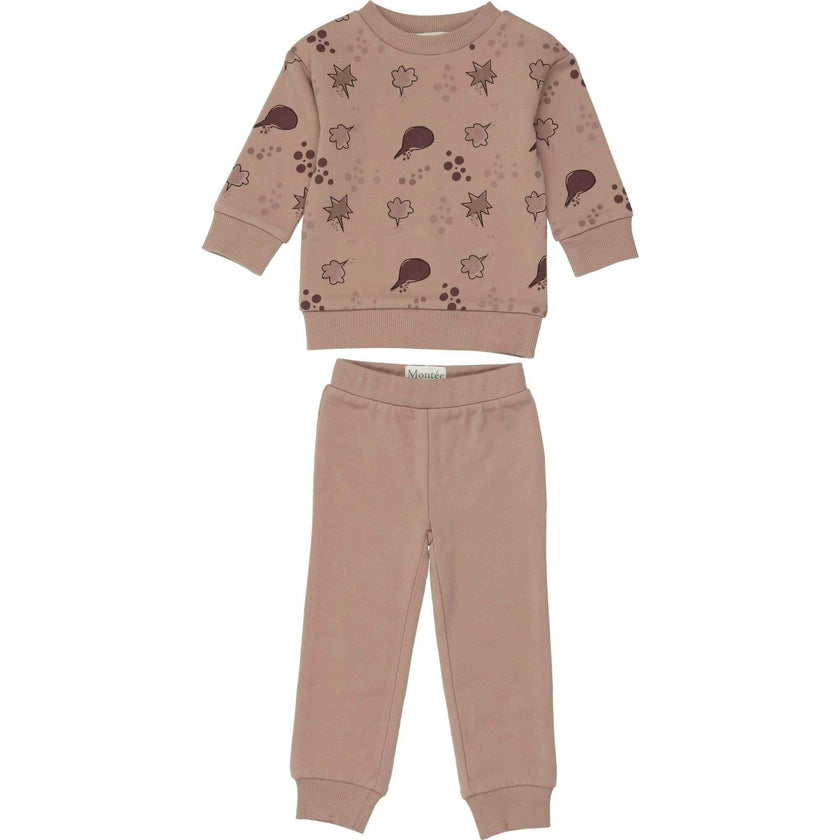 Girls Super Bubble Sweatshirt & Sweatpant 2-Piece Set