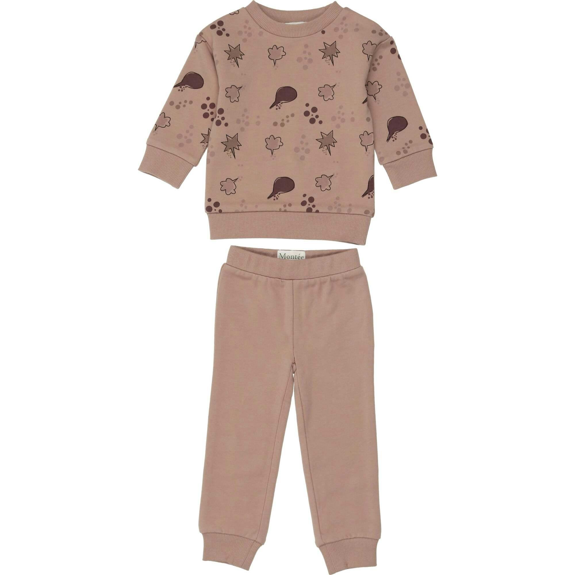Girls Super Bubble Sweatshirt & Sweatpant 2-Piece Set