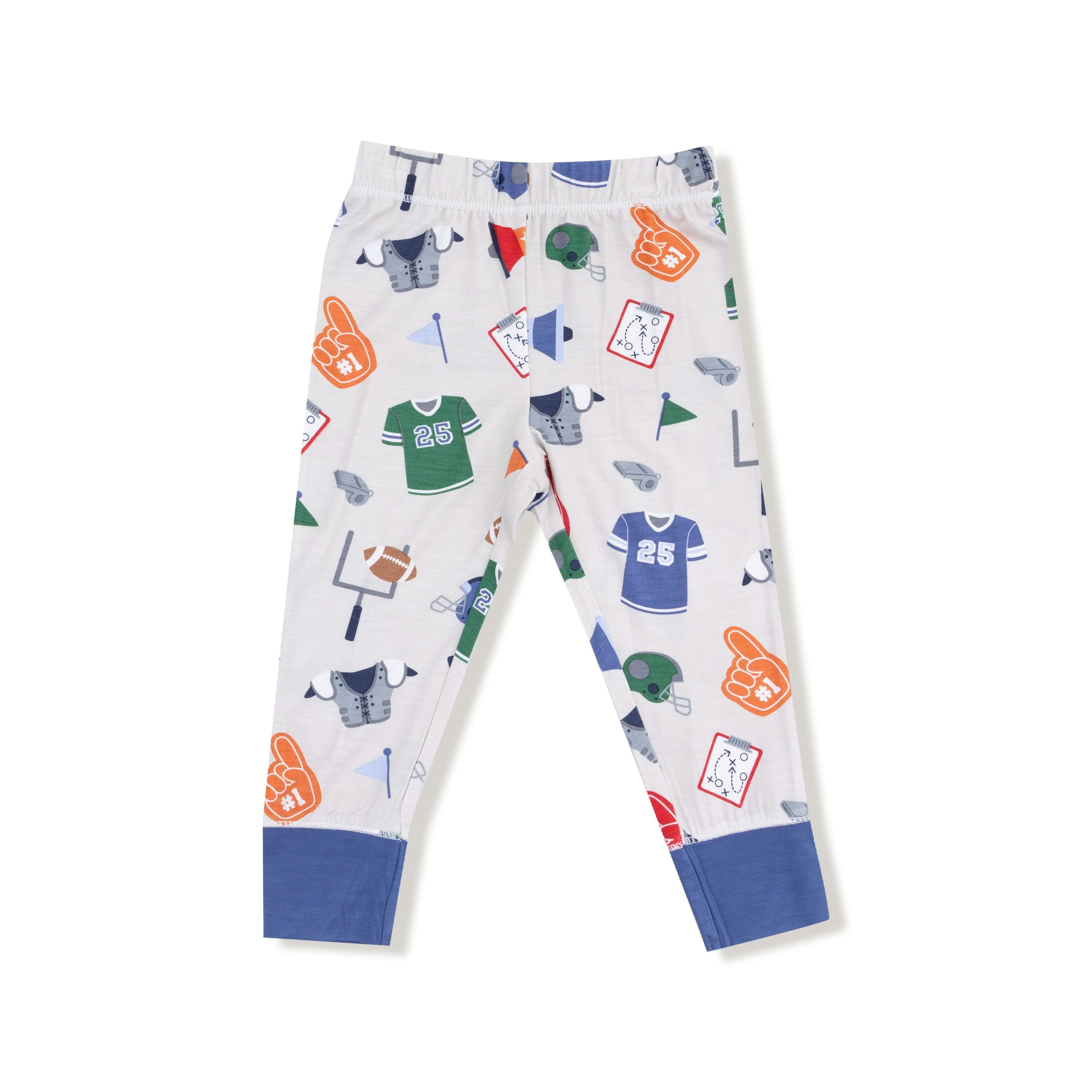 Game Day - Grey - Long Sleeve Loungewear Set