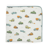 Original Cotton Muslin Quilt - Work Trucks