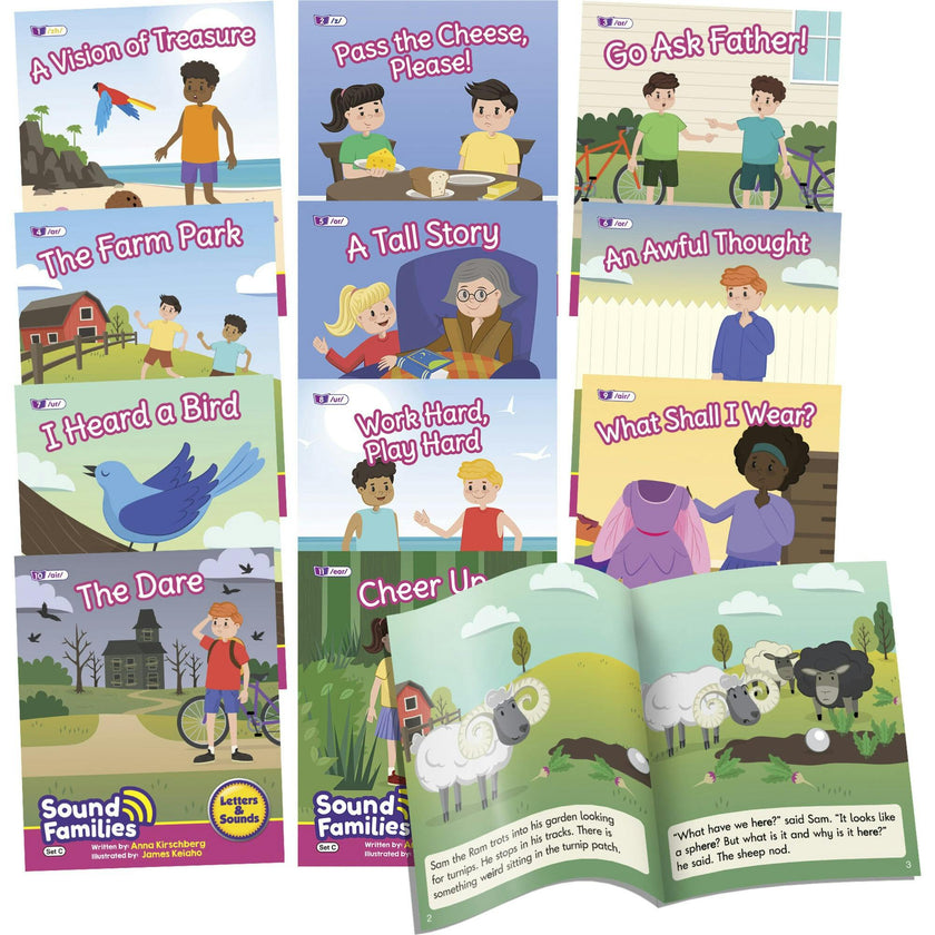 Decodable Readers Sound Families R-controlled Fiction Phase 5.5