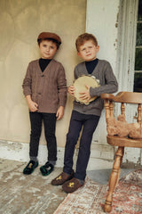 Cardigan Cable Knit Button Front Sweater
