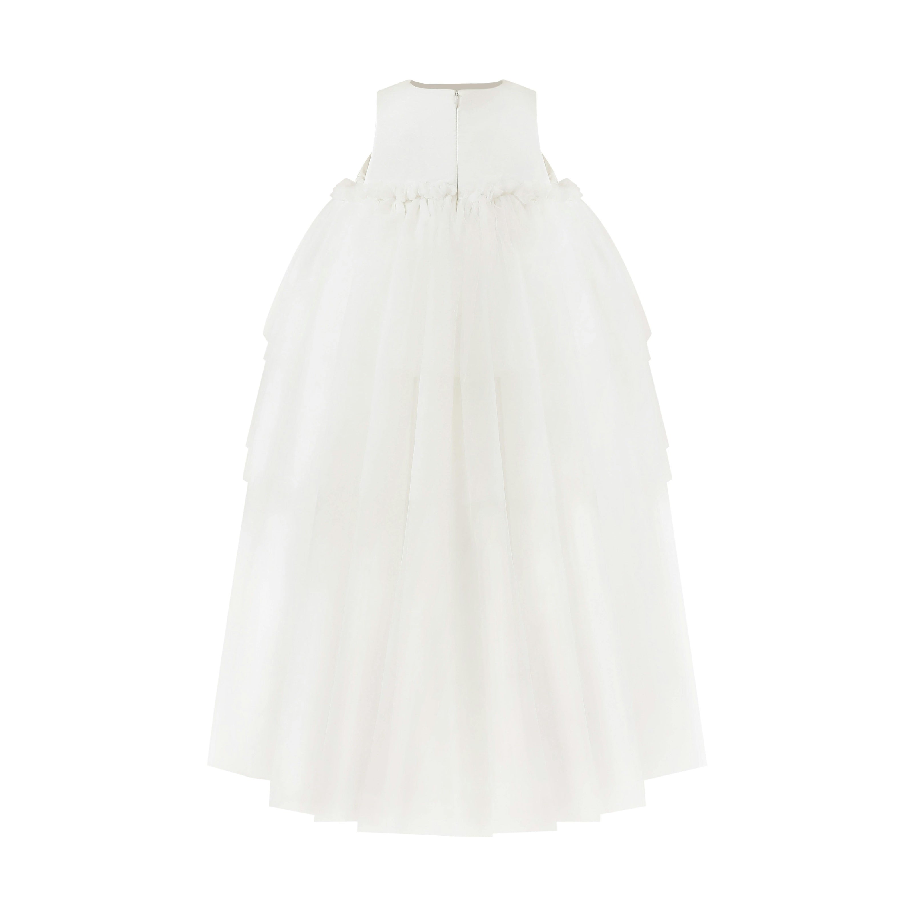 White Zeloria Formal Dress