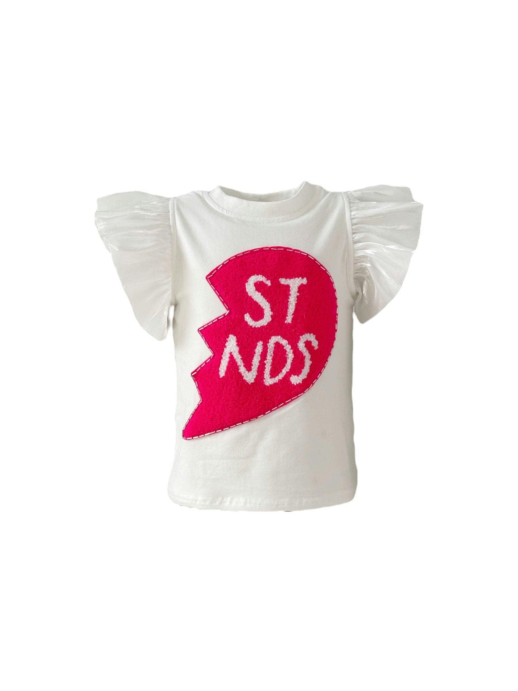 Best Friends Ruffle Sleeve T-Shirts