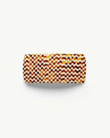 Jumbo Box Barrette in Tortoise Checker