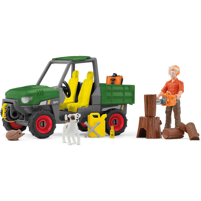 Schleich Farm World: Working In The Forest - Figurine Playset